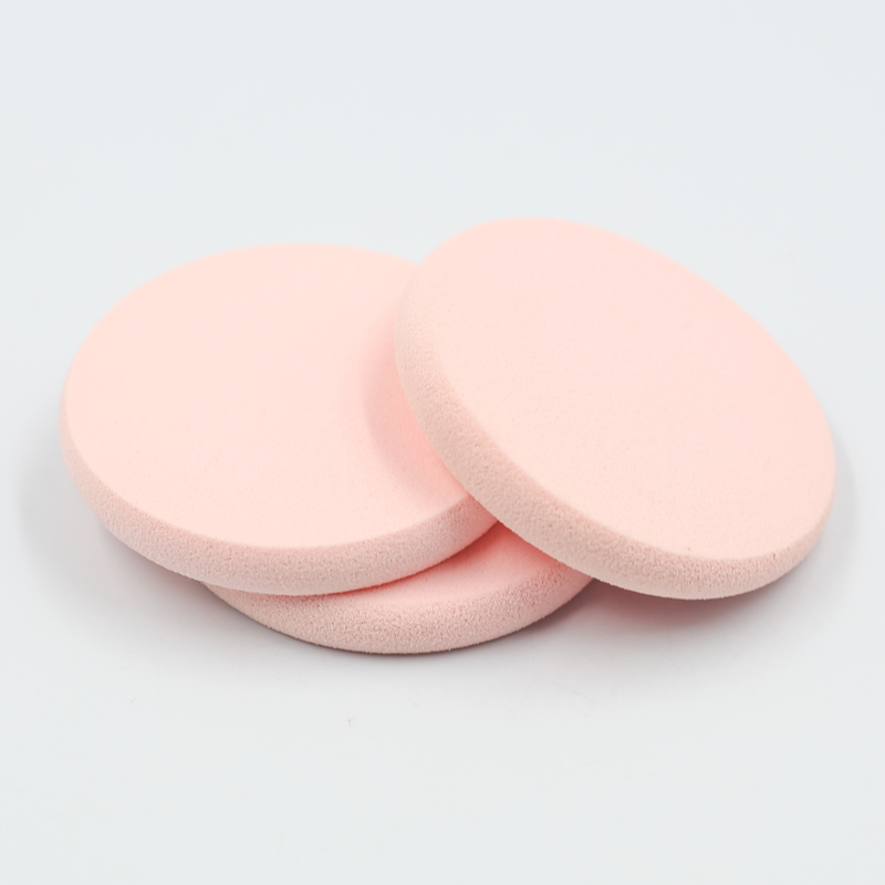 Manufacturers straight batch of dry and wet dual-use pink powder puff can be customized according to demand