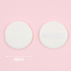 High quality white short pile powder puff low price wholesale can be customized according to demand