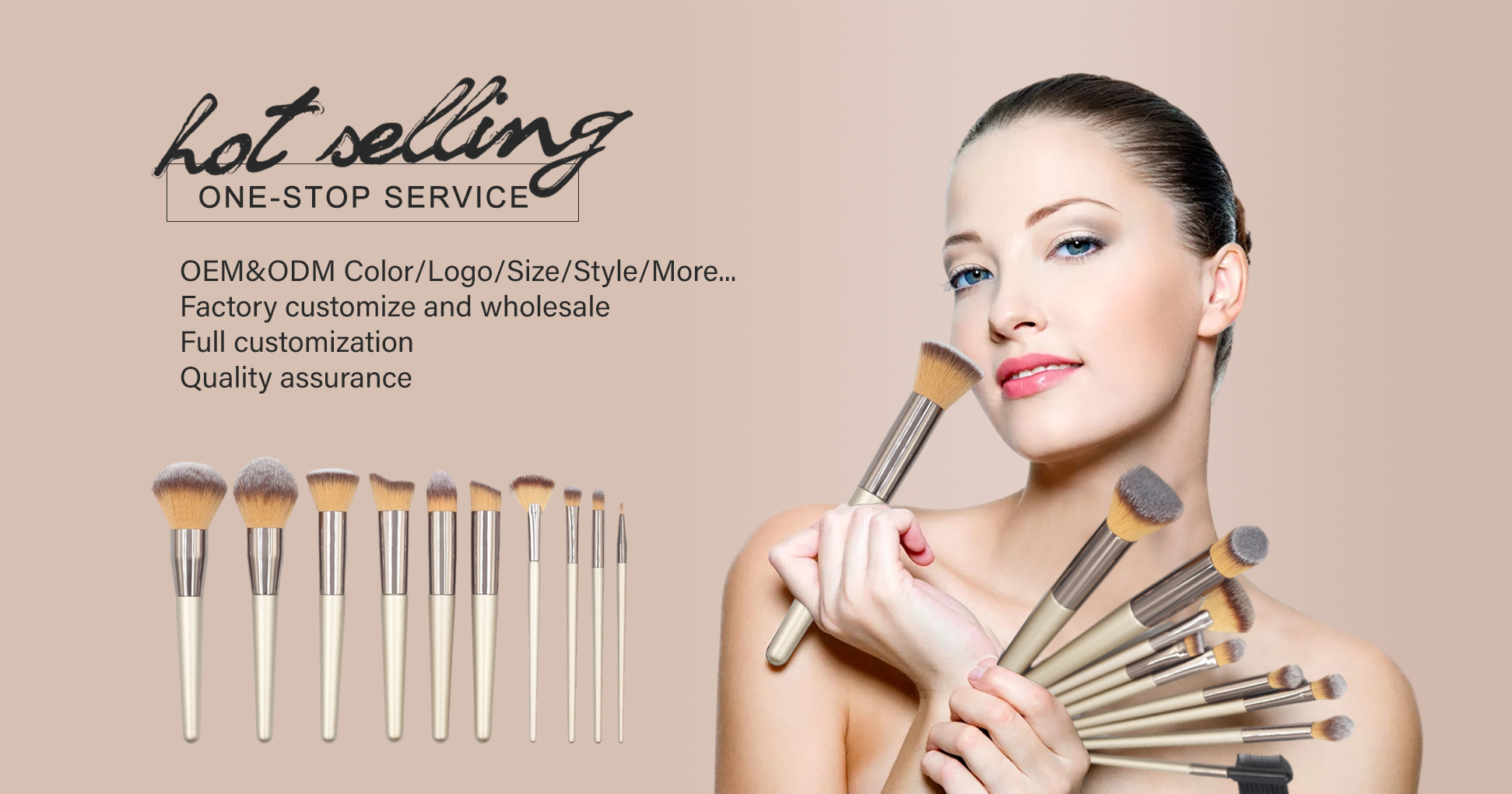 oem/odm beauty tools factory meikco makeup brush supplier