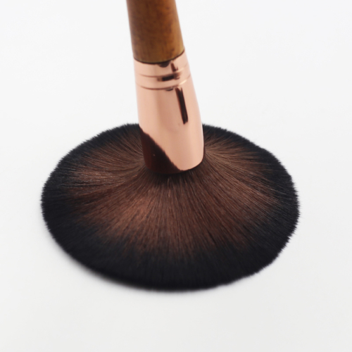 Manufacturers directly batch new 11 pieces of wooden rose gold aluminum tube cover makeup brush Makeup brush eye shadow brush beauty set
