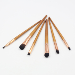 Manufacturers directly batch new 11 pieces of wooden rose gold aluminum tube cover makeup brush Makeup brush eye shadow brush beauty set