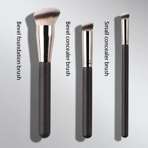 Free sample factory wholesale high-end 3pcs seamless foundation brush concealer