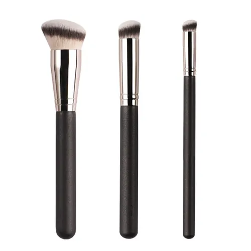 Free sample factory wholesale high-end 3pcs seamless foundation brush concealer