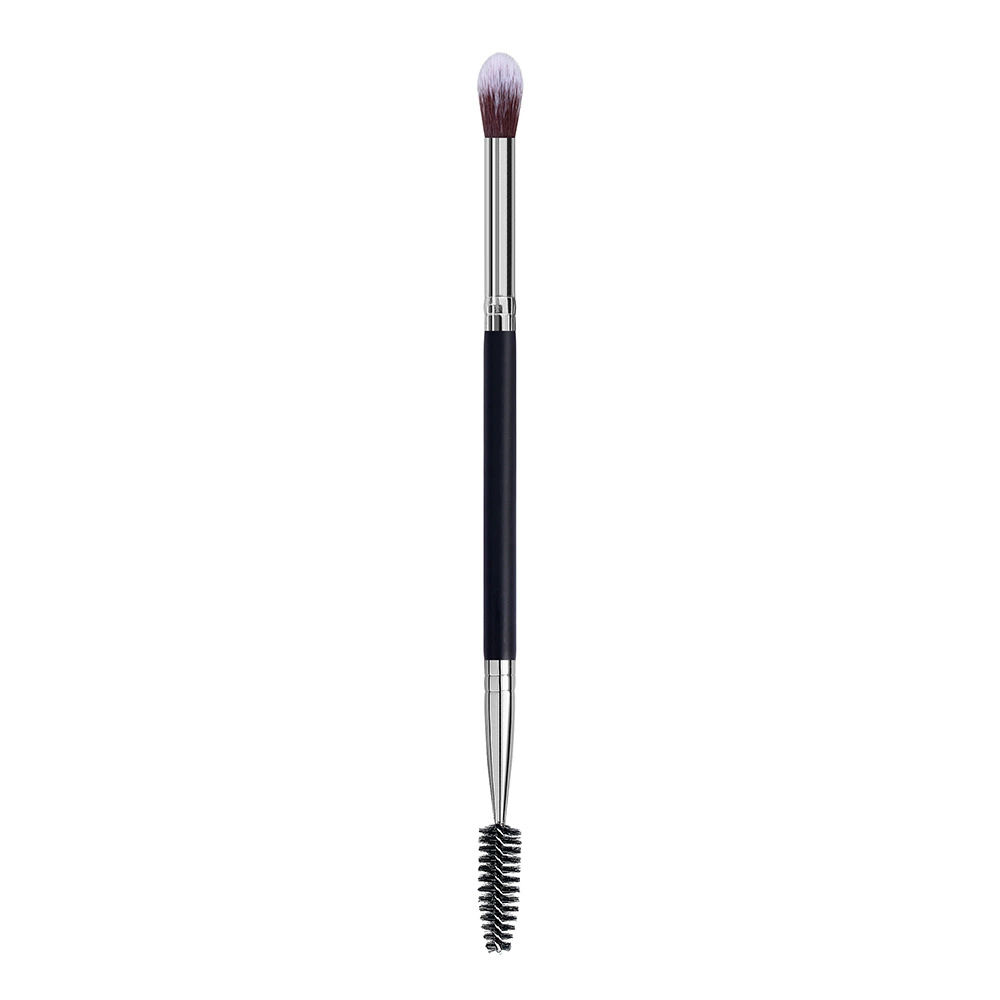 Factory straight batch high-end double head eyeshadow brush eyelash curl White pink black a variety of colors can be customized