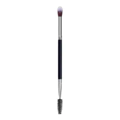 Factory straight batch high-end double head eyeshadow brush eyelash curl White pink black a variety of colors can be customized