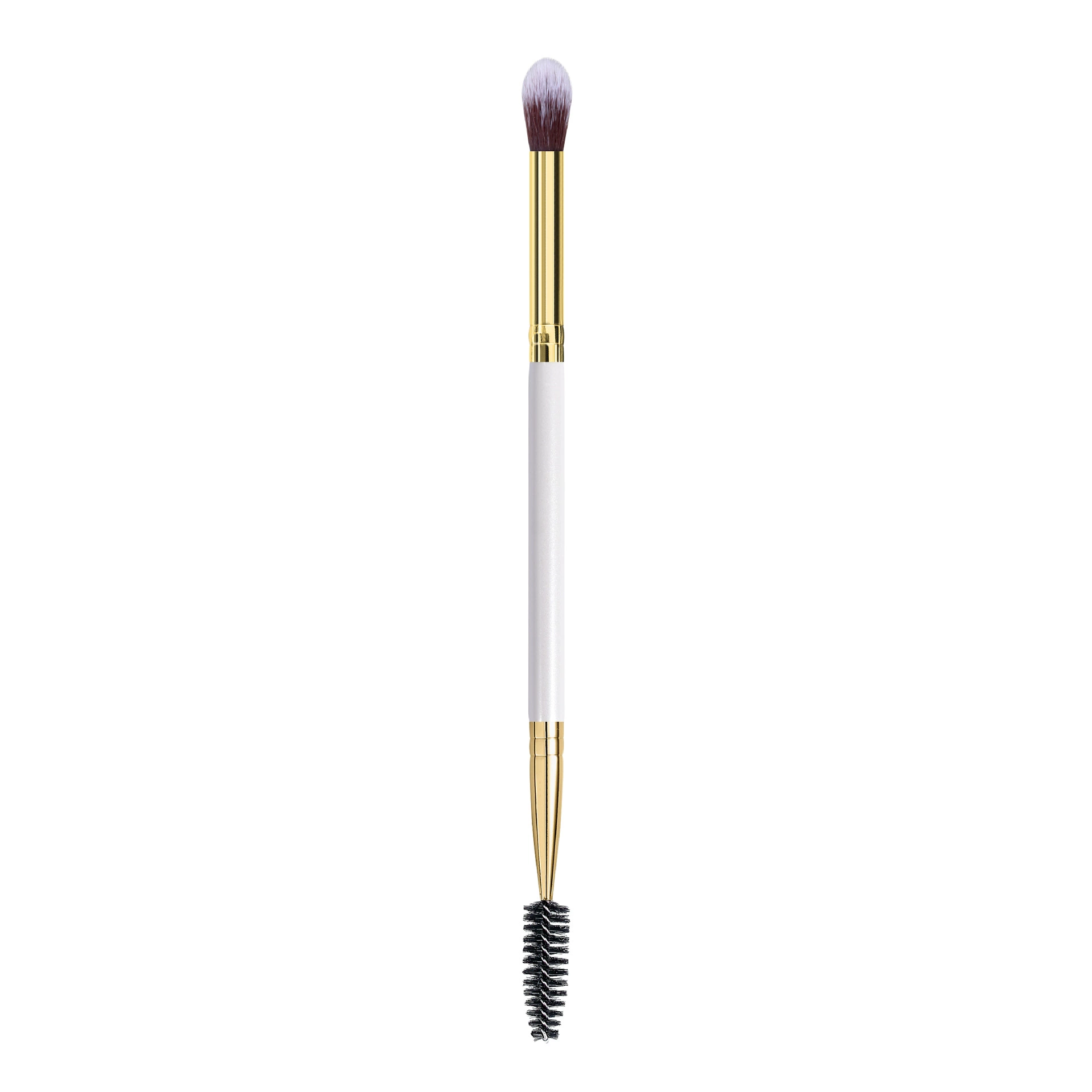 Factory straight batch high-end double head eyeshadow brush eyelash curl White pink black a variety of colors can be customized