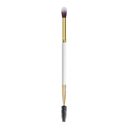 Factory straight batch high-end double head eyeshadow brush eyelash curl White pink black a variety of colors can be customized