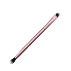 Factory direct batch free sample high-end double head rose gold eyeshadow brush customizable