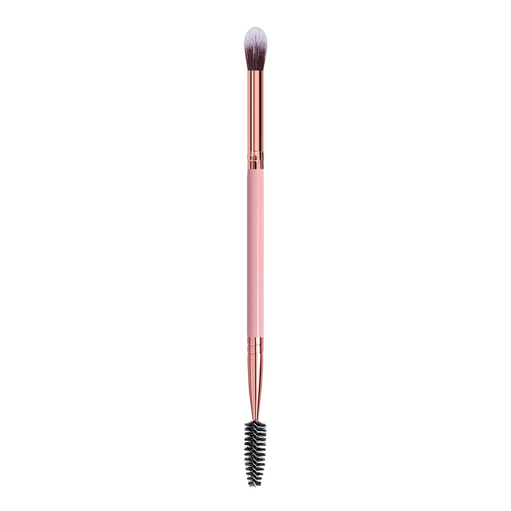 Factory straight batch high-end double head eyeshadow brush eyelash curl White pink black a variety of colors can be customized