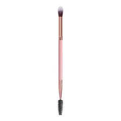Factory straight batch high-end double head eyeshadow brush eyelash curl White pink black a variety of colors can be customized