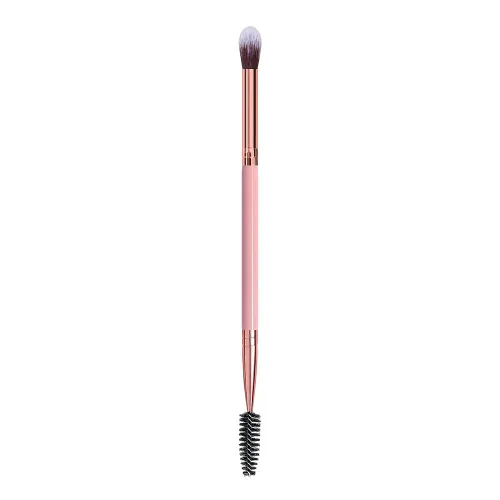 Factory straight batch high-end double head eyeshadow brush eyelash curl White pink black a variety of colors can be customized