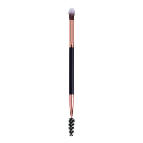 Factory straight batch high-end double head eyeshadow brush eyelash curl White pink black a variety of colors can be customized
