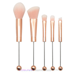 M508 DIY Beaded metal makeup brush set