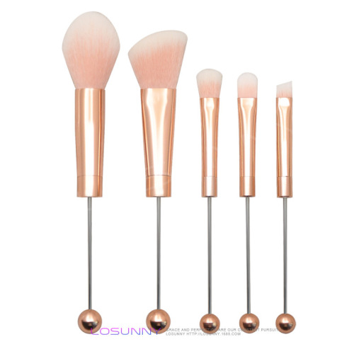 M508 DIY Beaded metal makeup brush set
