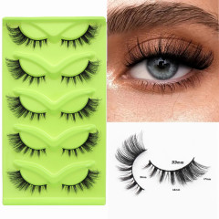 meikco faux mink eye lash 3D false faux cils fake fluffy faux mink eyelash false full strip eyelashes wholesale wispy