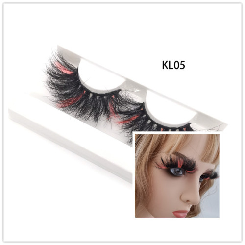 Free Sample Natural Eyelashes Wholesale 6D Fluffy Eyelashes Black Cotton Band False Eye Lashes