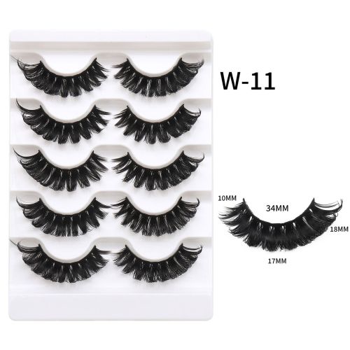 High Quality Wholesale Fluffy Faux Mink Eyelashes 3D Silk Strip Lashes Best Selling Private Label