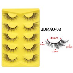 meikco faux mink eye lash 3D false faux cils fake fluffy faux mink eyelash false full strip eyelashes wholesale wispy