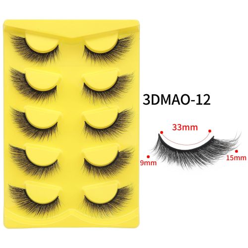 meikco faux mink eye lash 3D false faux cils fake fluffy faux mink eyelash false full strip eyelashes wholesale wispy