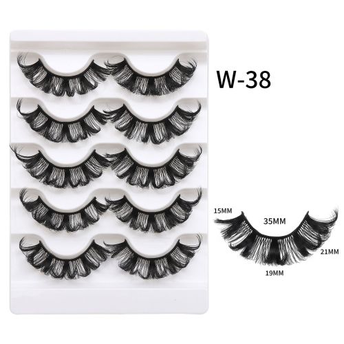 High Quality Wholesale Fluffy Faux Mink Eyelashes 3D Silk Strip Lashes Best Selling Private Label