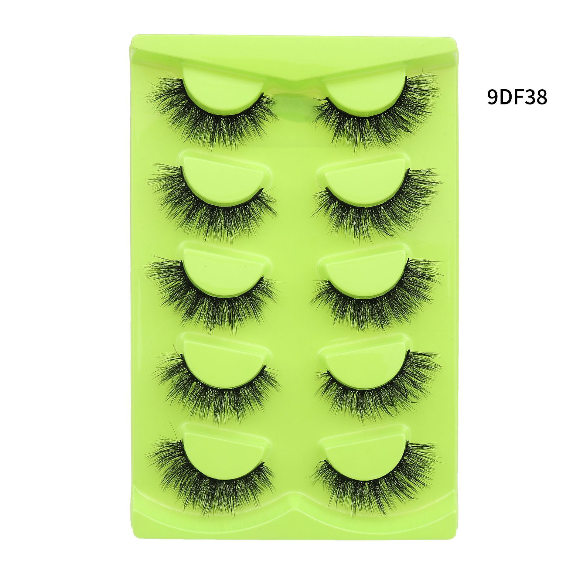 HOT selling 3D fluffy faux mink full strip eye lashes vendor vegan fake faux mink eyelash