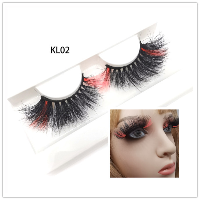 Free Sample Natural Eyelashes Wholesale 6D Fluffy Eyelashes Black Cotton Band False Eye Lashes