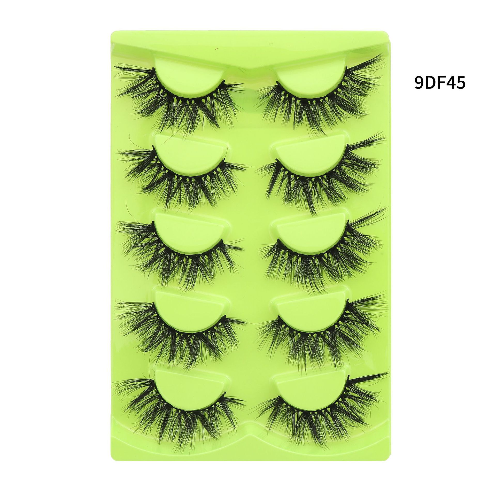 HOT selling 3D fluffy faux mink full strip eye lashes vendor vegan fake faux mink eyelash