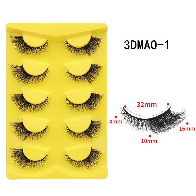 meikco faux mink eye lash 3D false faux cils fake fluffy faux mink eyelash false full strip eyelashes wholesale wispy