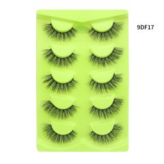 HOT selling 3D fluffy faux mink full strip eye lashes vendor vegan fake faux mink eyelash