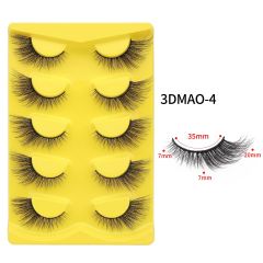 meikco faux mink eye lash 3D false faux cils fake fluffy faux mink eyelash false full strip eyelashes wholesale wispy