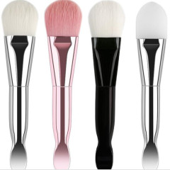 Multifunctional double-headed facial mask brush and skin care product brush can be customized with brush heads made of different materials