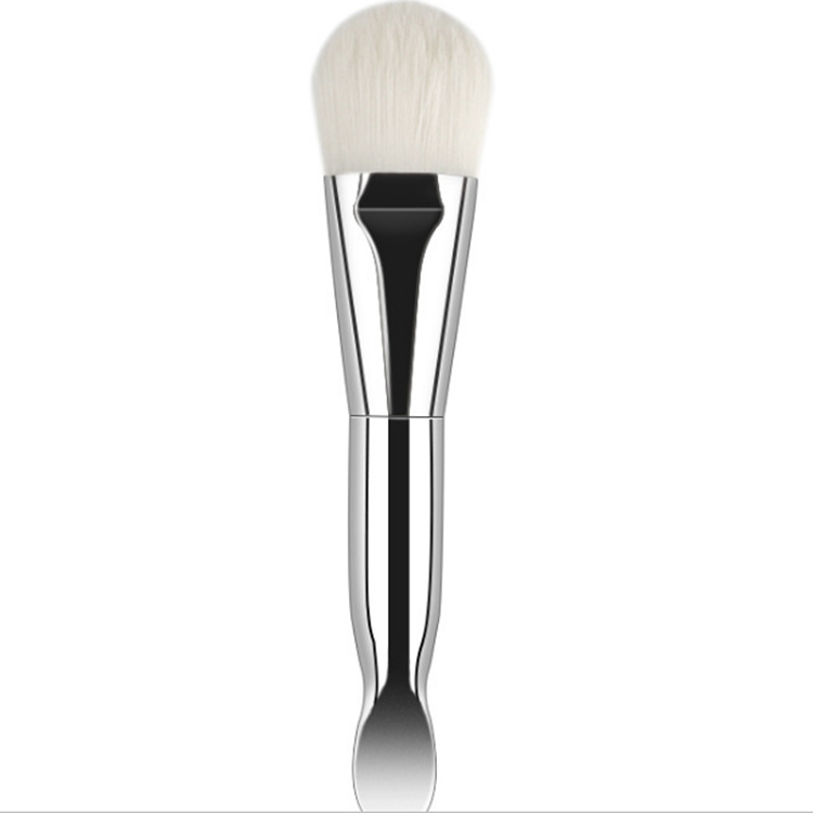Multifunctional double-headed facial mask brush and skin care product brush can be customized with brush heads made of different materials