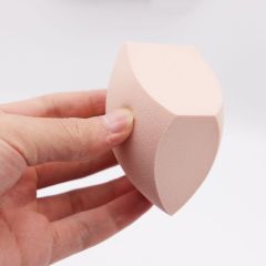 Multi-faceted beauty sponge can be used wet or dry