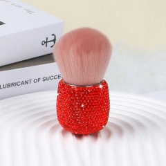 New Colorful Diamond Handle Nail Dust Brush Professional Nail Art Care Soft Remove Makeup Brush Nail