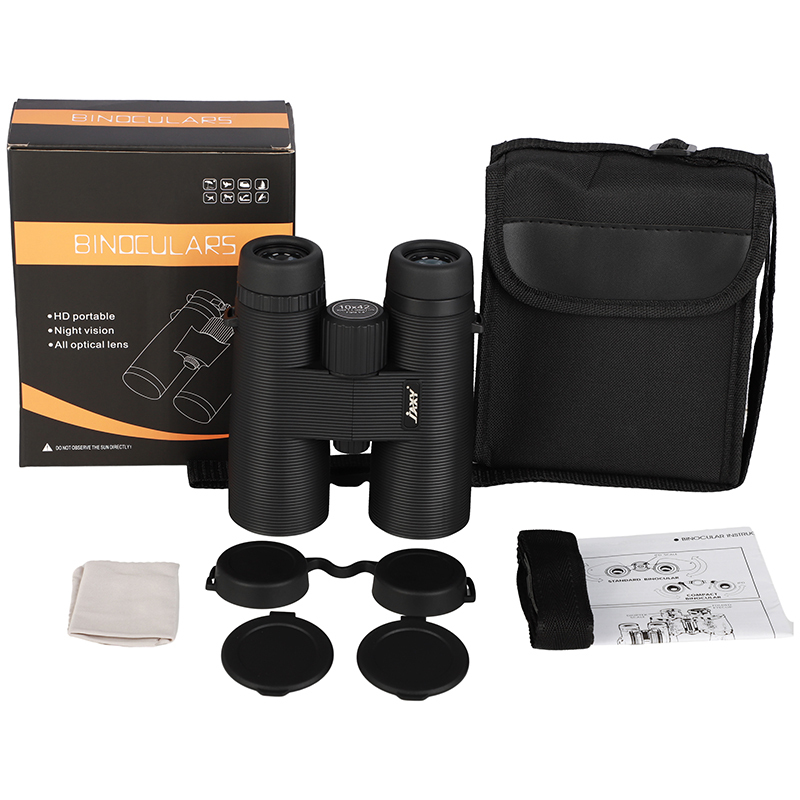 Wholesale DCF Birdwatching Compact Adult Binoculars JAXY D22012 10X42,Classic Compact Binoculars