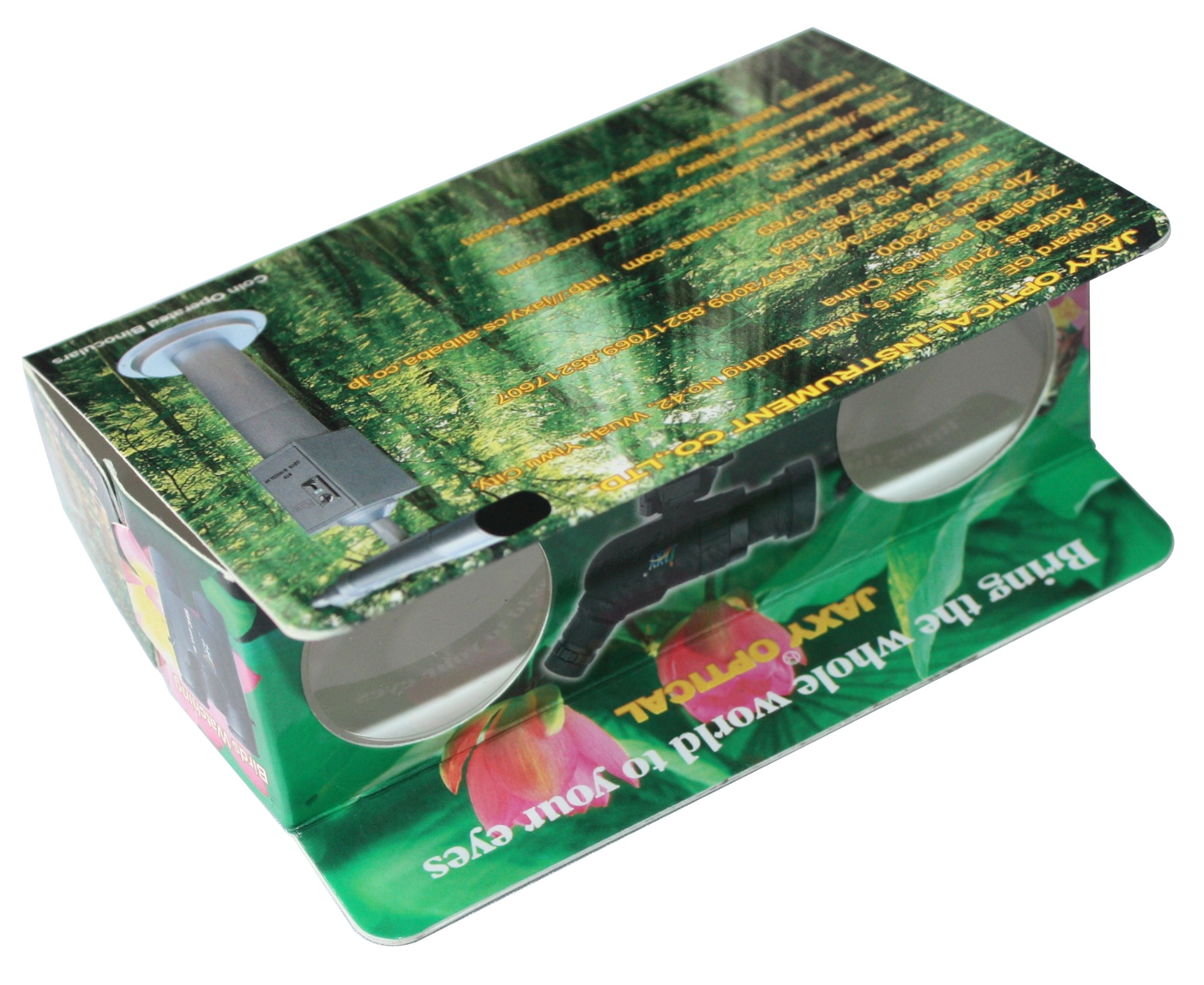 Wholesale Cheap Promotional Gift Folding Paper Cardboard Binoculars WGP01 3x30