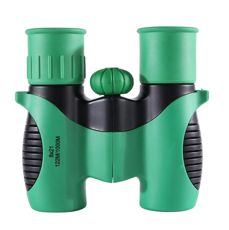 Cartoon Compact Outdoor Observation Custom Plastic Cheap Toy 8X21 Kids Binoculars for Kids