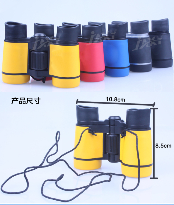Bespoke Custom Promotional Toy Plastic Children Binoculars WG01 4x30
