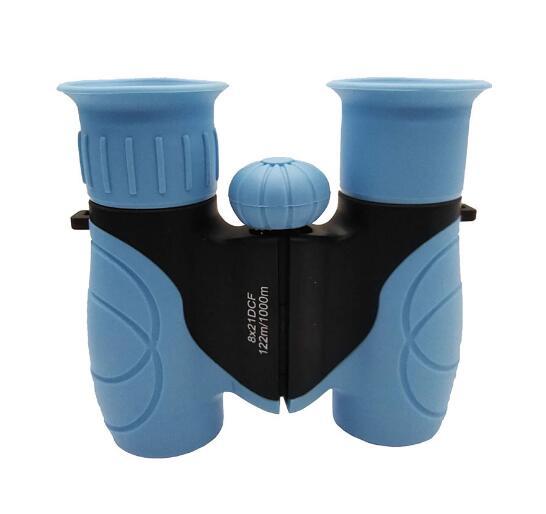 Cartoon Compact Outdoor Observation Custom Plastic Cheap 8X21 Binoculars for Kids Adults