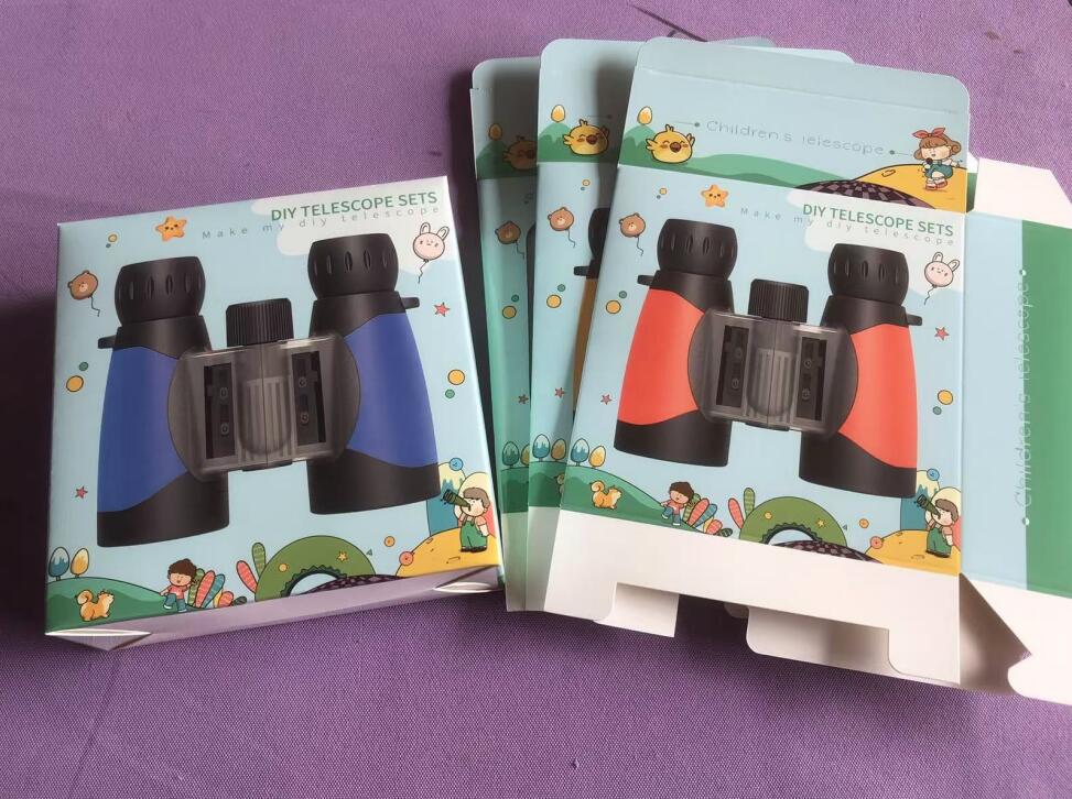 Educational Puzzle Detachable DIY 5X30 Child Children Toy Cheap Kids Binoculars