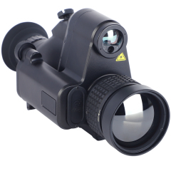 Night Vision Monocular Thermal Imaging Scope with Laser Rangefinder