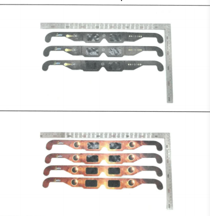 Watching Sun Viewing 3D CE/ISO Certified 12312-2 Paper Solar Eclipse Glasses WGD07