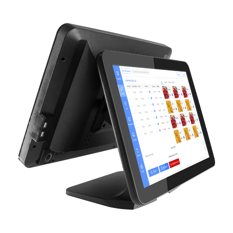 17"+15'' Dual Screen All In One Capacitive Touch POS Terminal Q600s