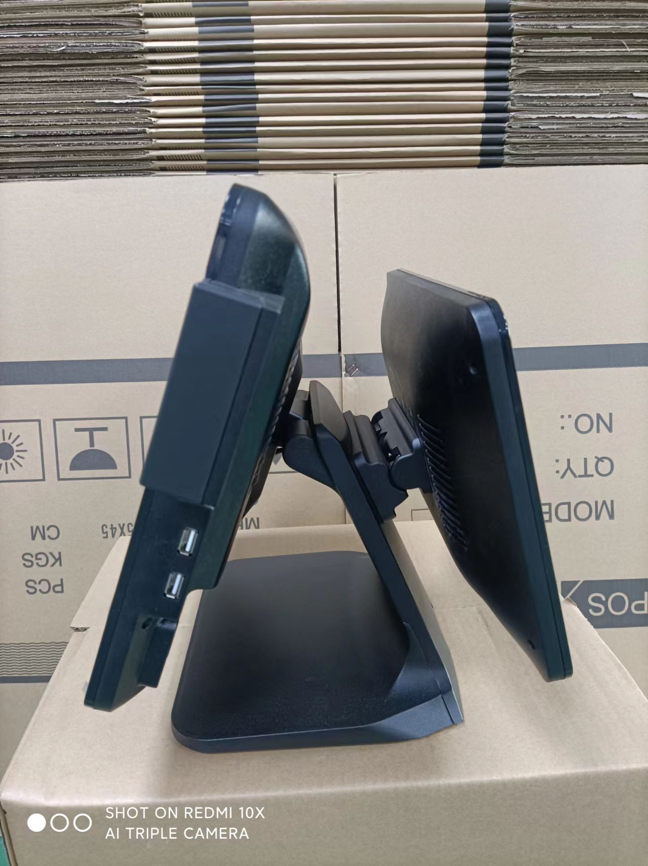 15+12'' Dual Screen All In One Capacitive Touch POS Terminal Q600s