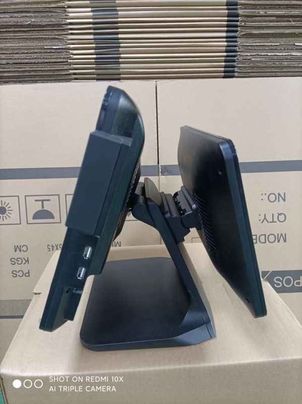 15+12'' Dual Screen All In One Capacitive Touch POS Terminal Q600s