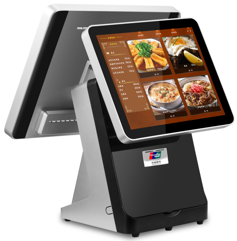 15"+12" Dual Screen All In One Capacitive Touch POS Terminal Y999s