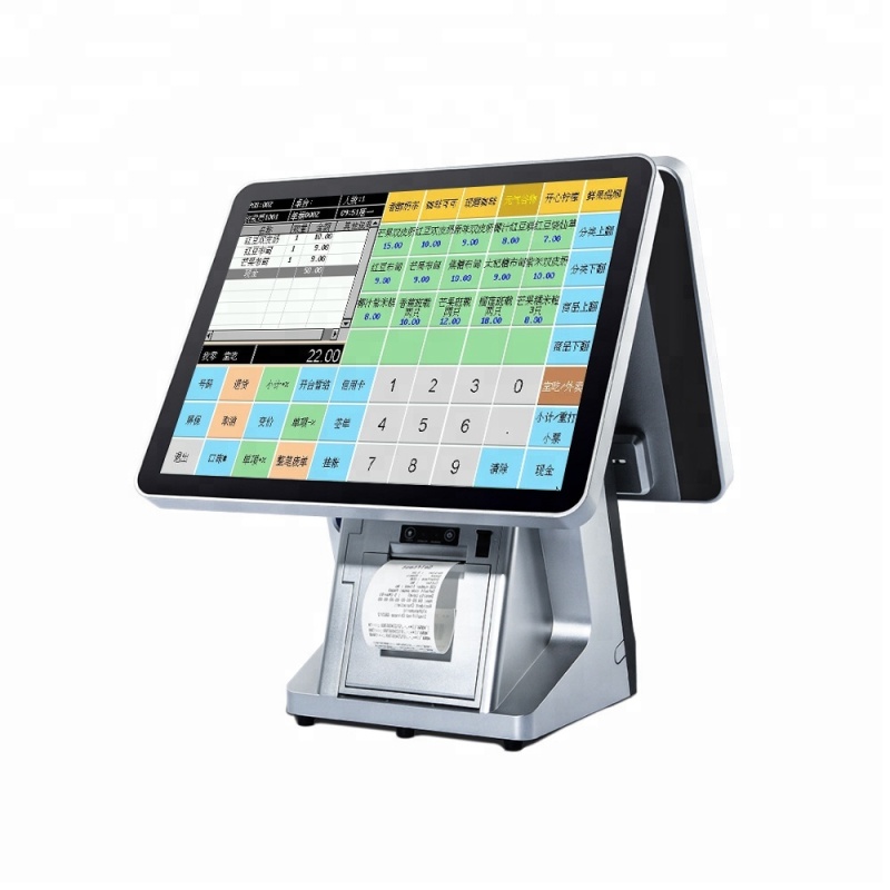 15.6"+15.6" Dual Screen All In One Capacitive Touch POS Terminal Y999s