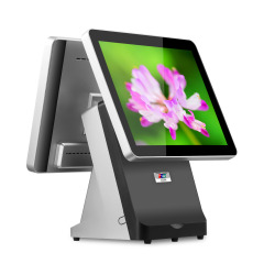 15"+15" Dual Screen All In One Capacitive Touch POS Terminal Y999s