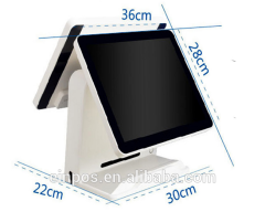 15" Dual Screen All In One Capacitive Touch POS Terminal D991S