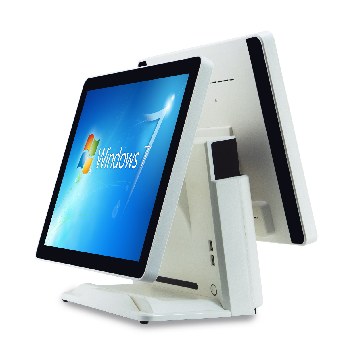 17"+17" Dual Screen All In One Capacitive Touch POS Terminal D991S